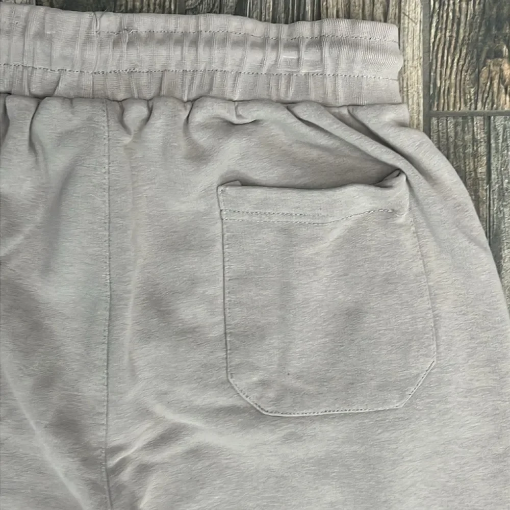 🔥🔥 Y2K MACHINIST Streetwear Brand Graphic Gray Sweatpants Men Size Large - EUC